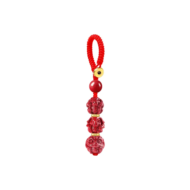 Moon Jewelry Cinnabar Keychains Unisex-12