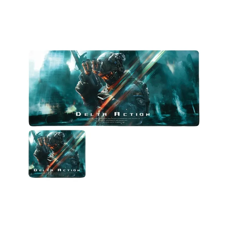 SHIBADU Rubber Delta Force Extra Large Men's Esports Gaming Computer Desktop Cushion Keyboard Mouse Pad Mouse Pads-0