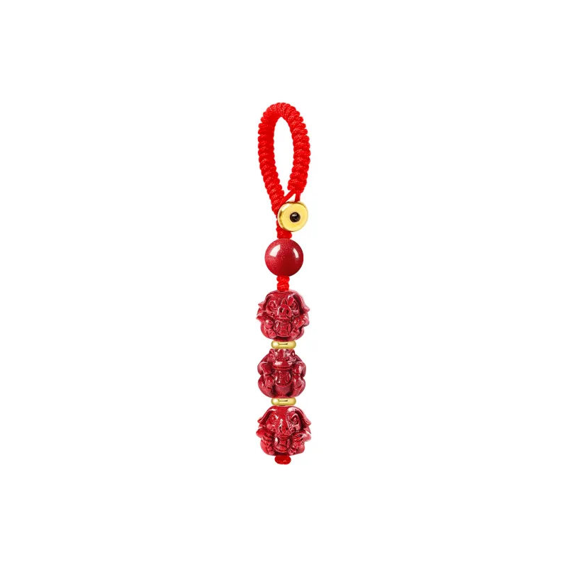 Moon Jewelry Cinnabar Keychains Unisex-4