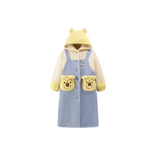 Gongdie x Disney Pajama Robe Women's Yellow Blue Shopping Bag