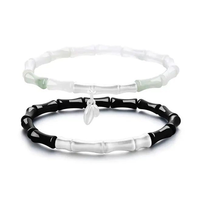 QIANYINGXIANG Tianshan Jade Bracelets Unisex-8