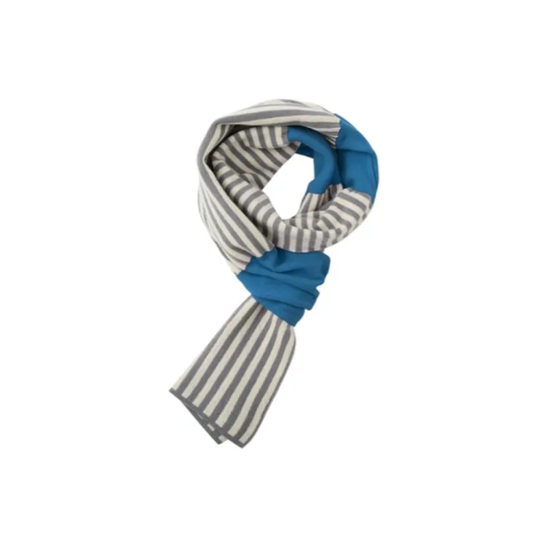 MUJI Wool Knit Scarves Women's Multicolor-5