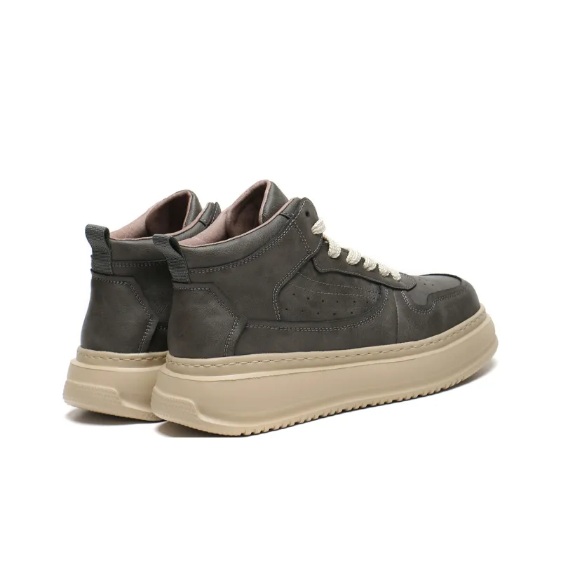 Meixi Warm Mid Top Skateboard Shoes Men's-11