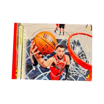 PANINI Zach LaVine Bulls On Court Collection Classic Photo Base Special Cartoon Design Condition Sports Cards 1 Pc