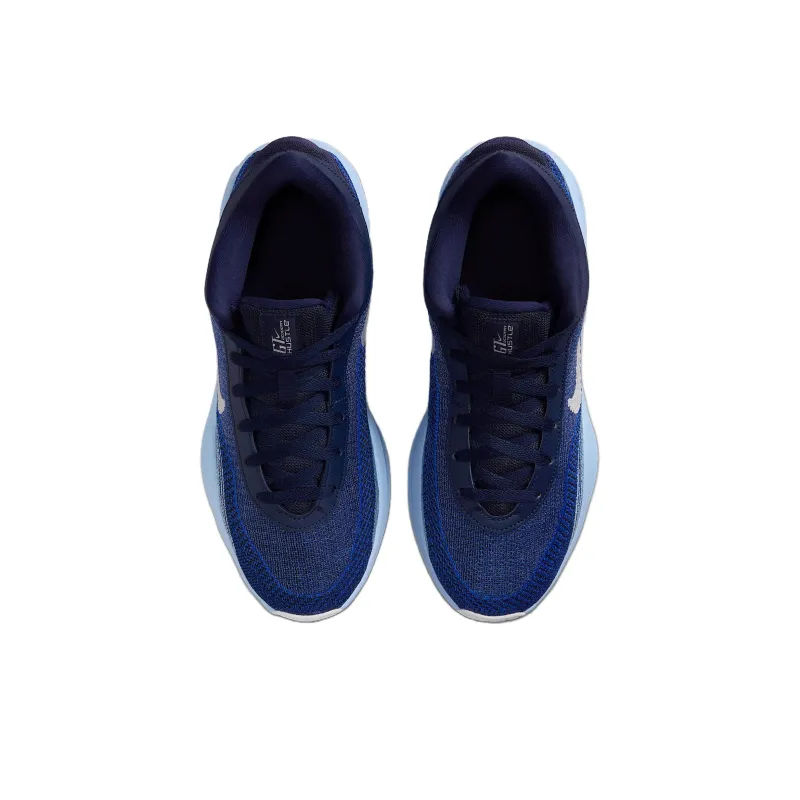 Nike GT Hustle Academy Anti Slip Wear Resistant Low Top Basketball Shoes Unisex Blue-3