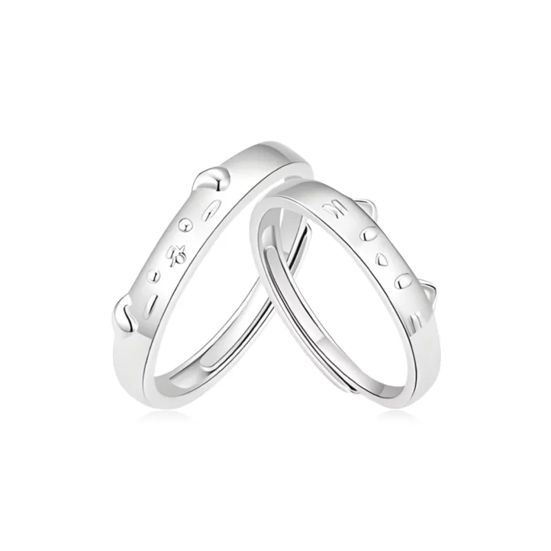 OSSINMI S 999 Fine Silver Rings Unisex-0
