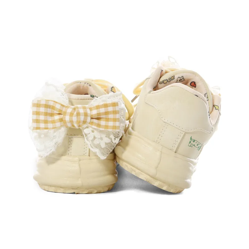 Lovely You Lightweight Wear Resistant And Slip Resistant Low Top Skateboard Shoes Women's-4