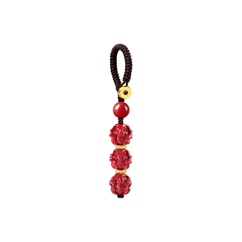 Moon Jewelry Cinnabar Keychains Unisex-30