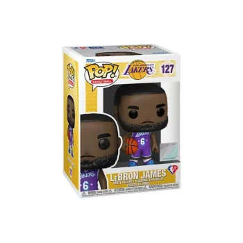 Funko Pop! Basketball Nba Los Angeles Lakers LeBron James City Edition Jersey Figure #127