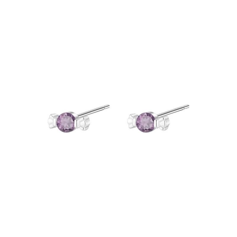 EAR PARTNER 999 Fine Silver Stud Earrings Women's-5