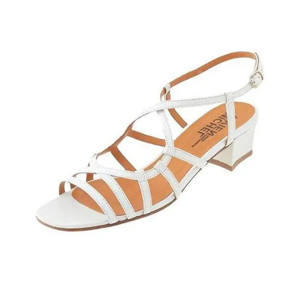 MICHEL VIVIEN Strap Sandals Women's White-2