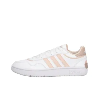 Adidas HOOPS 3.0 Anti Slip Wear Resistant Low Top Skateboard Shoes Women's White