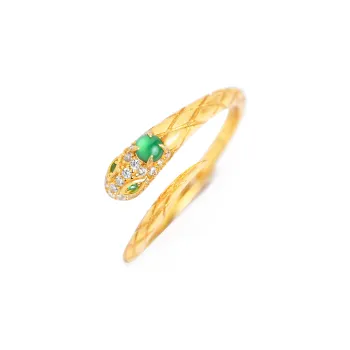 Clear Snow Ice Glutinous Rings Women's