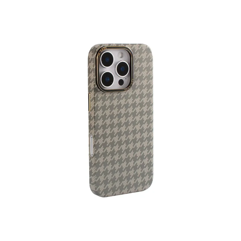 TXBX PC Material Thousand Crane Totem Metal Frame Phone Case Compatibility With Apple 16/15/14/13 Collection-6