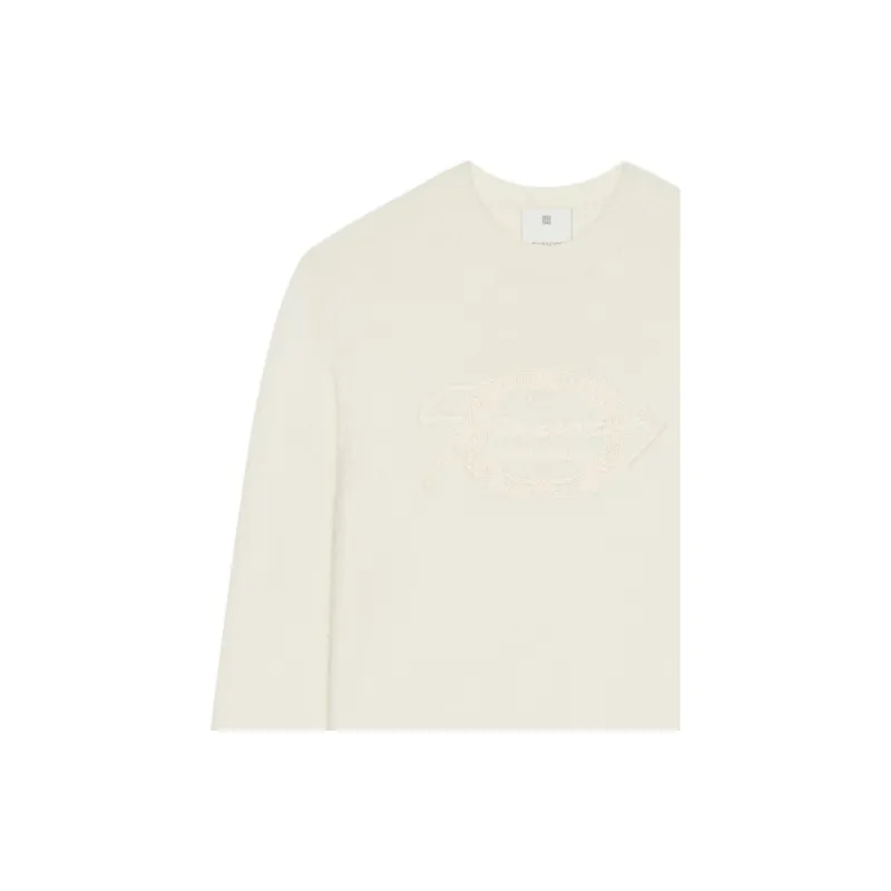 Givenchy Logo Embroidered Knit Sweater-3
