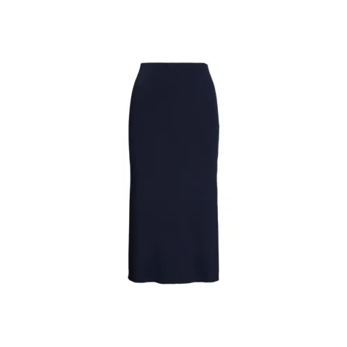 Polo Ralph Lauren SS25 Casual Long Skirts Women's Dark Blue