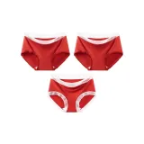 [3 Pack]Lace Red+Lace Red+Mesh Red