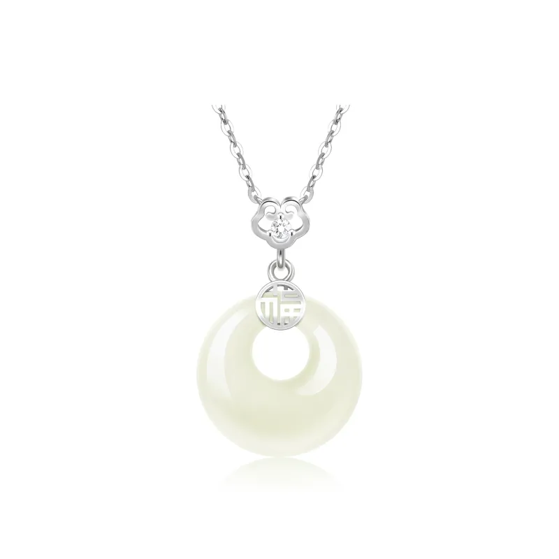 CHINA GOLD Pendants Pale Greenish White Jade Women's-6