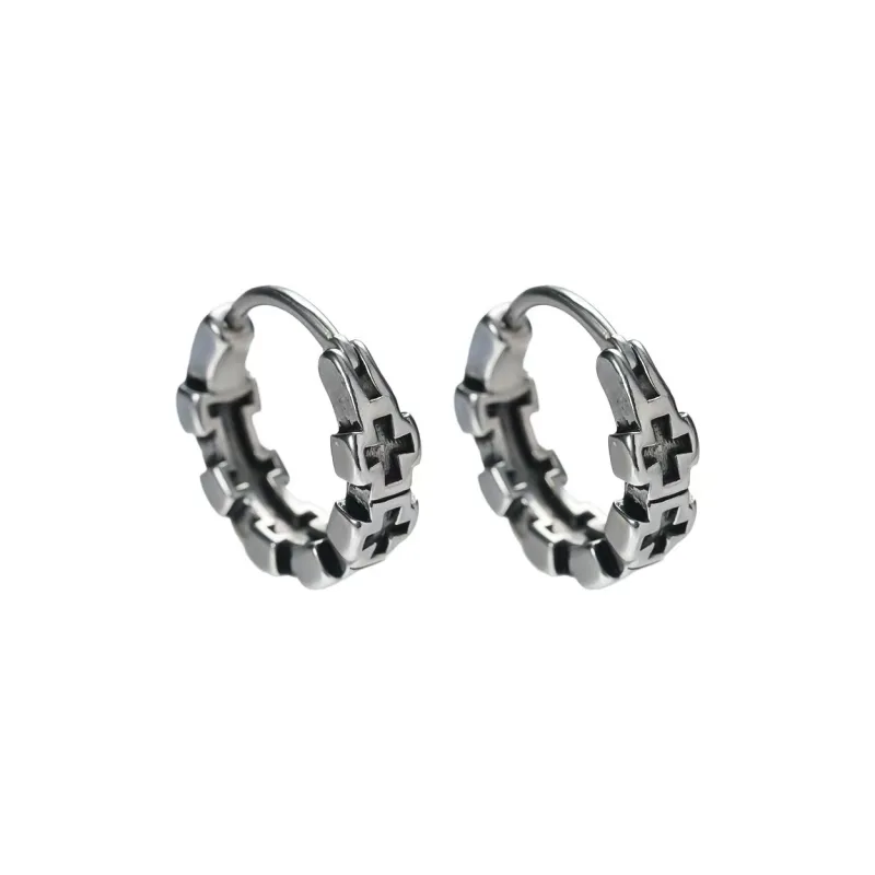 GUDUD Titanium Steel Earrings Unisex-0