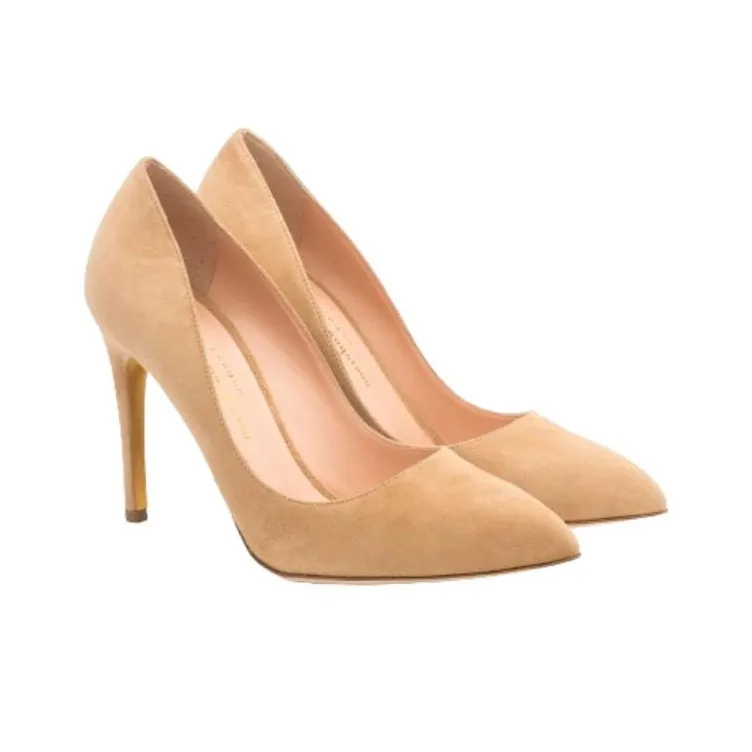 Rupert Sanderson Slim Heel High Heels 10cm Women's Sand-3