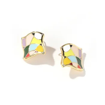 DORIES BOX Copper 925 Sterling Silver Stud Stud Earrings Women's