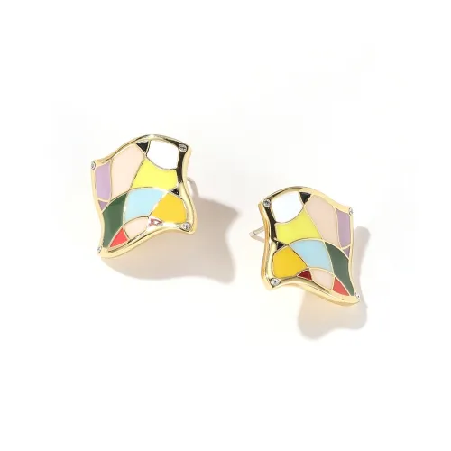 DORIES BOX Copper 925 Sterling Silver Stud Stud Earrings Women's