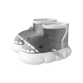 LATE TIME Winter Indoor Warm Water Resistant Couple Padded Shoes Unisex Slippers