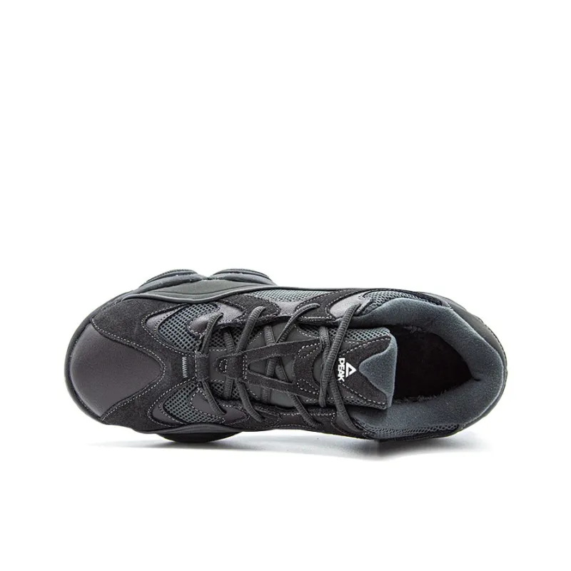 PEAK State Pole 6371 Slip Resistant Cushioning Wear Resistant Low Top Chunky Sneakers Men's Dark Gray-2