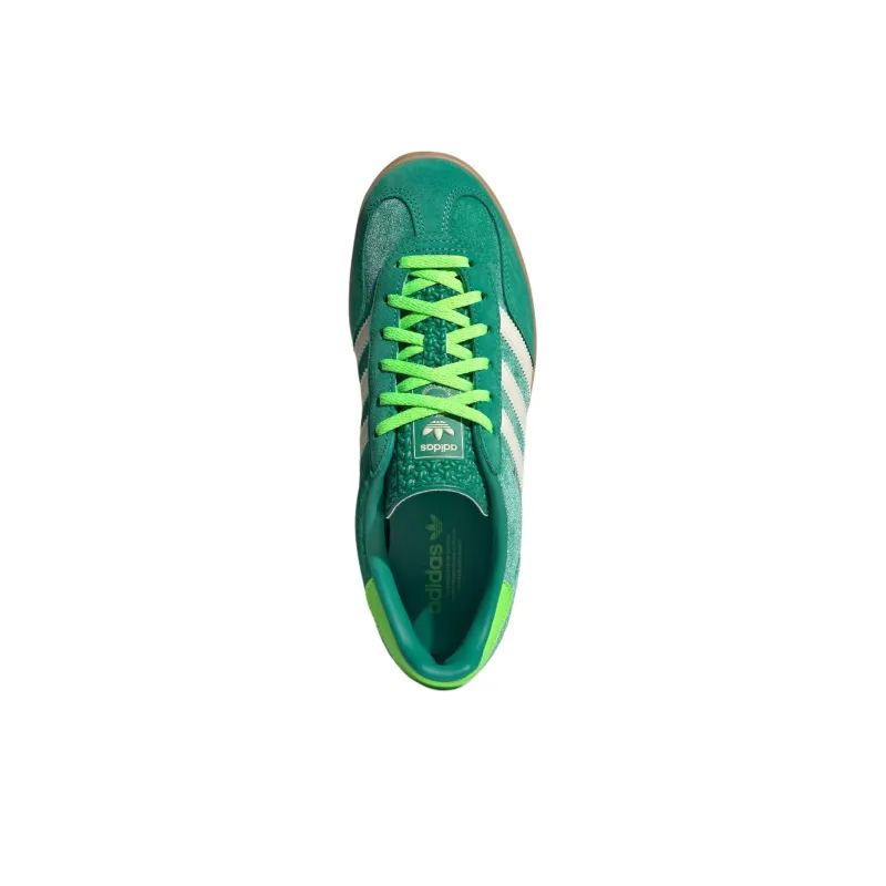 Adidas Gazelle Indoor Semi Court Green Velvet Women's-3