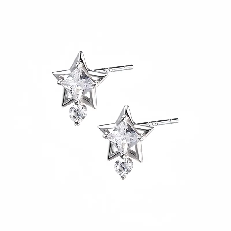 EAR PARTNER 999 Fine Silver Stud Earrings Women's-1