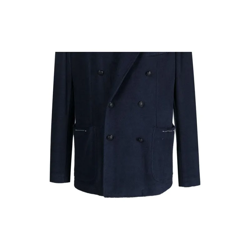 Tagliatore Peak lapel Double breasted Blazer-5