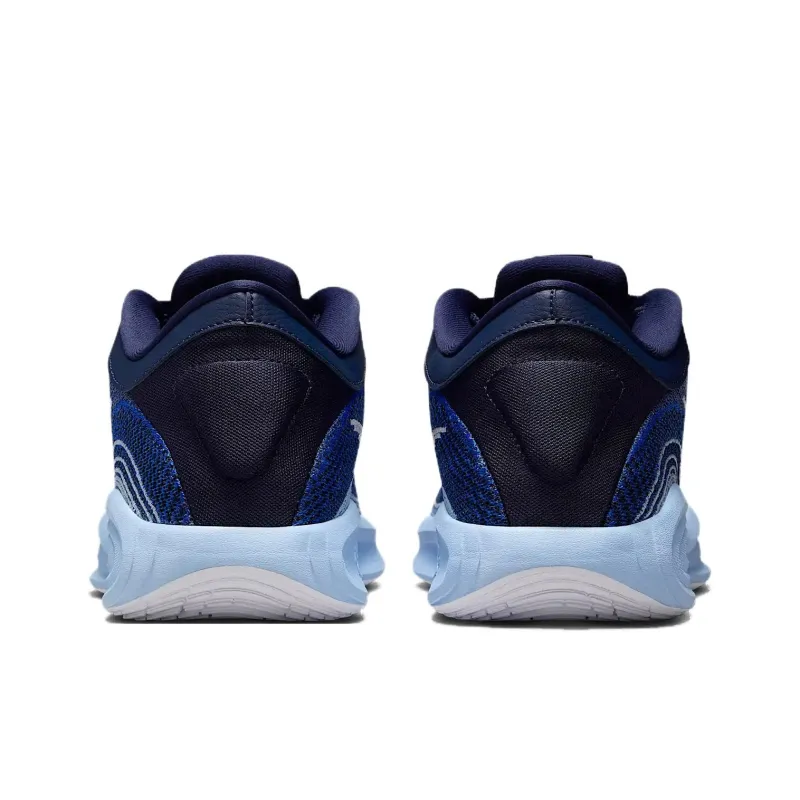 Nike GT Hustle Academy Anti Slip Wear Resistant Low Top Basketball Shoes Unisex Blue-4