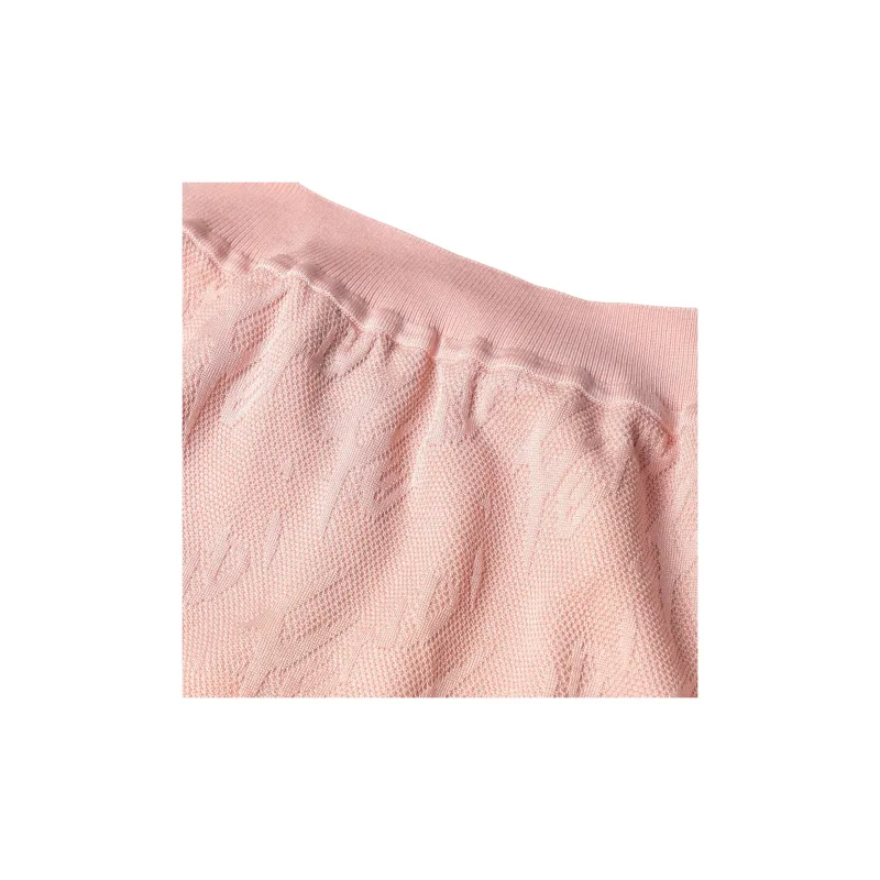 FENDI SS22 Knit Long Skirts Women's Pink-4