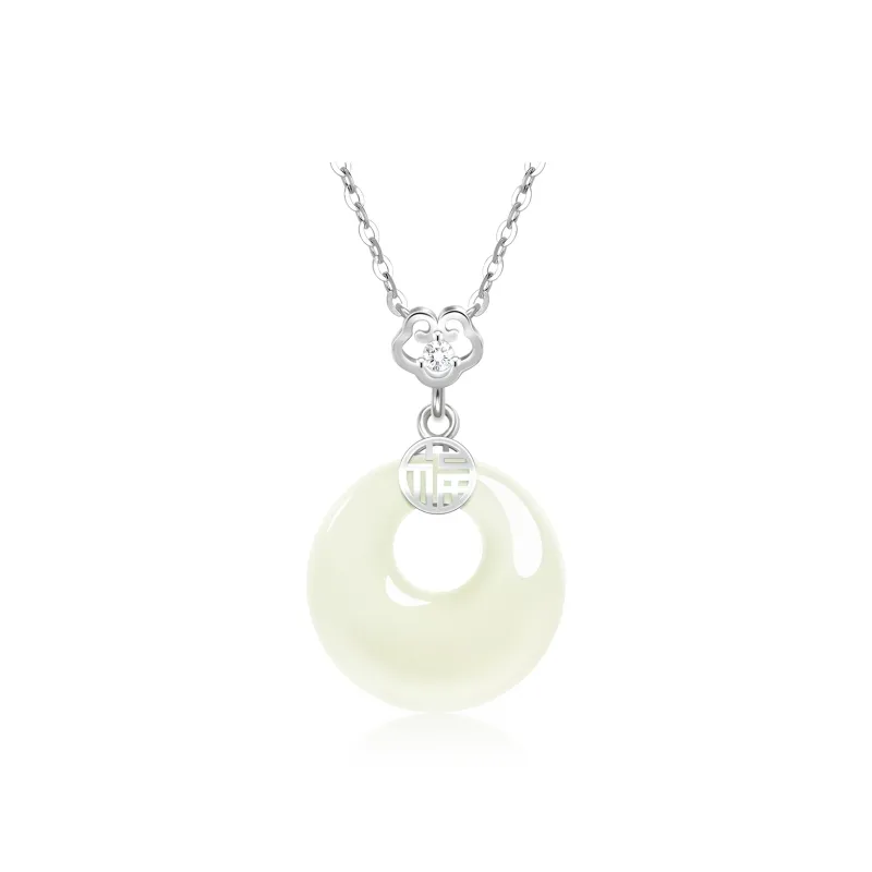 CHINA GOLD Pendants Pale Greenish White Jade Women's-7