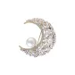 Gold White Bead (Moon)