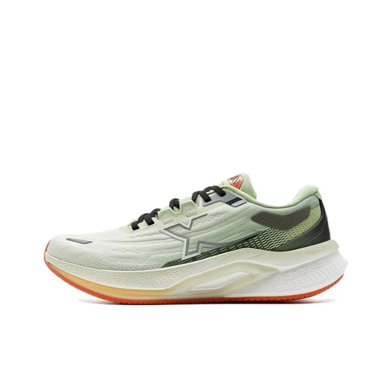 XTEP Wear Resistant Slip Resistant Coverage Low Top Casual Running Shoes Men's Green-0