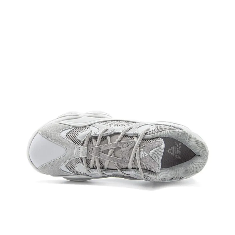 PEAK State Pole 6371 Cushioning, Slip Resistant, And Abrasion Resistant Low Top Chunky Sneakers Men's Gray-2