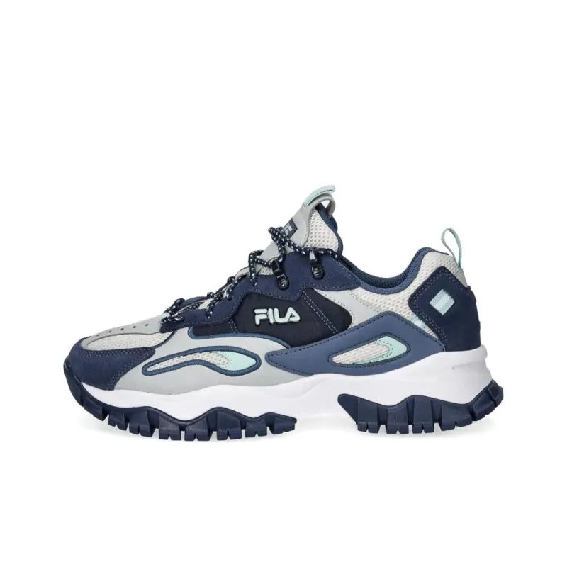FILA Ray Tracer Tr 2 Anti-Slip Wear-Resistant Low-Top Casual Shoes Men's Marine Blue-0
