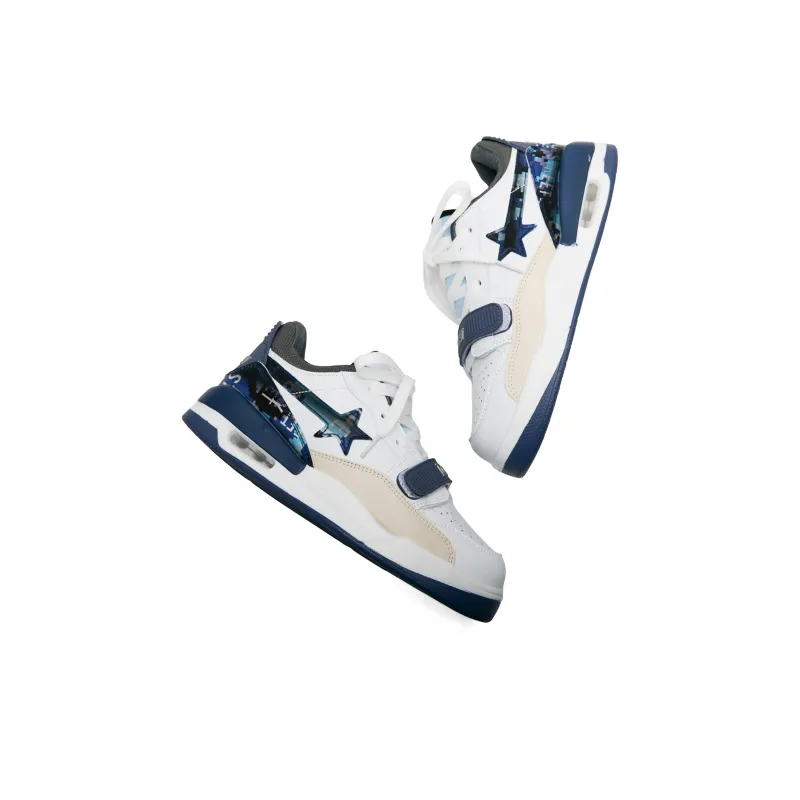 Circle Small Cushioning Coverage Wear-Resistant Lightweight Slip-Resistant Low-Top Skateboard Shoes Unisex-54