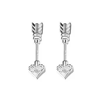 EAR PARTNER 999 Fine Silver Stud Earrings Women's