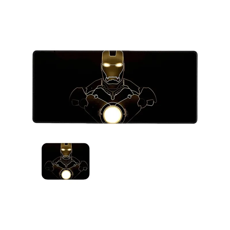 SHIBADU Rubber Pad Iron Man Extra Large Esports Table Pad For Computer And Laptop Mouse Pads-36