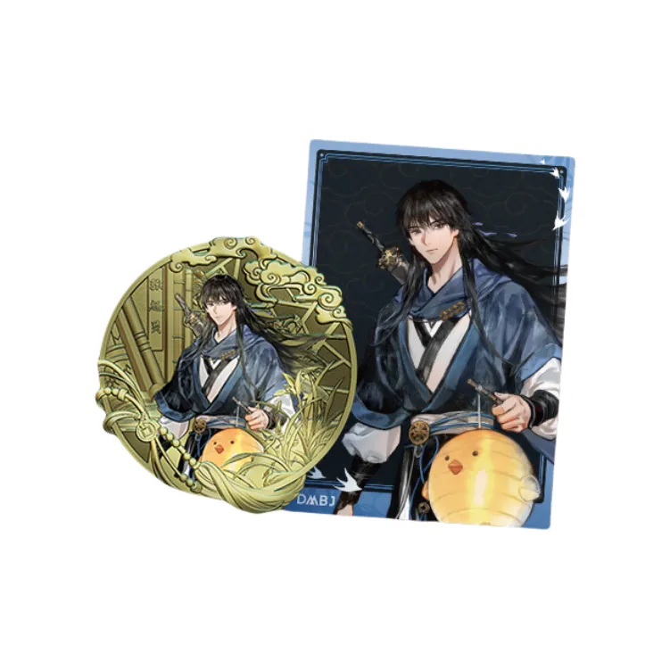 Sambo The Lost Tomb Zhang Qiling Wu Xie Metal Collectible Card Collectible Coin Collectible Cards 1 Pc-10