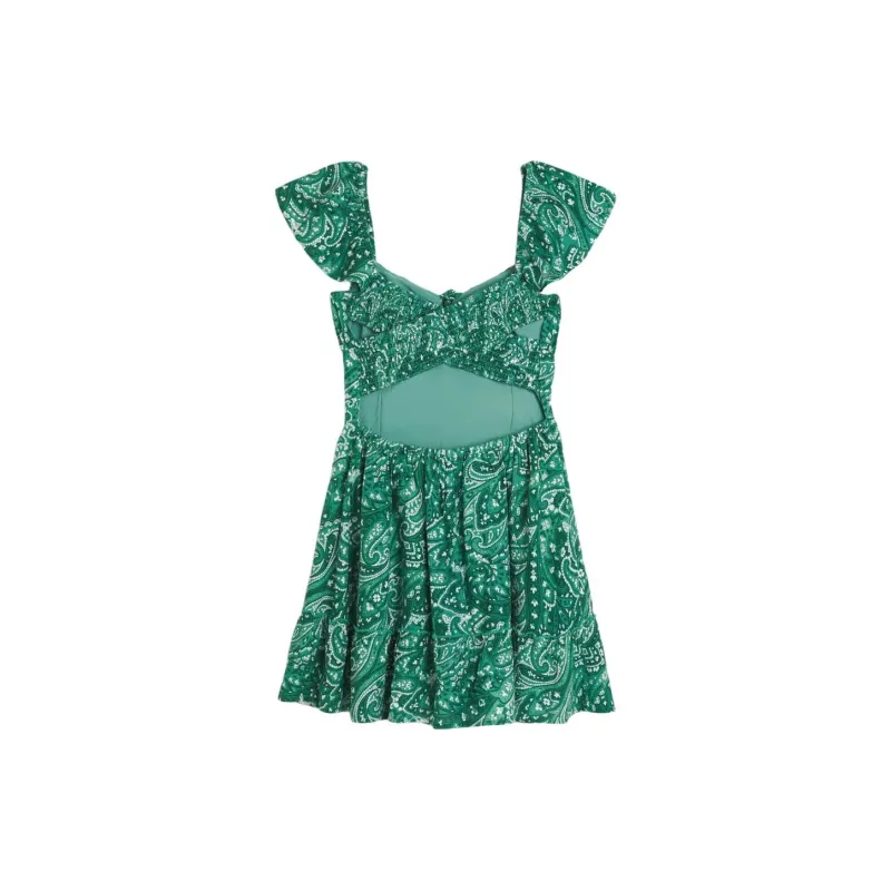 Hollister Short-Sleeved Dresses Women's Green-1