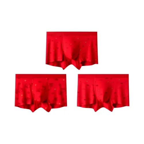 Qiao Ni Tong Underpants Men's 3 Pack