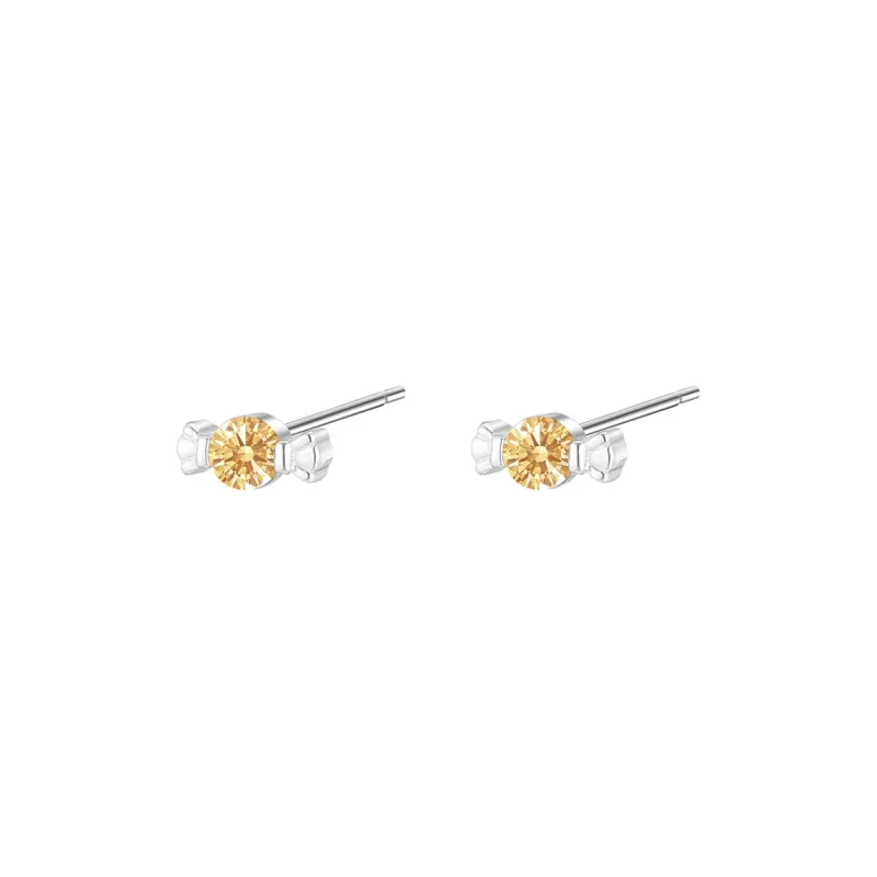 EAR PARTNER 999 Fine Silver Stud Earrings Women's-4