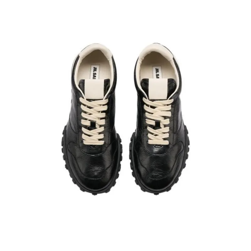 JIL SANDER MOON Low Top Casual Shoes Men's Black-3