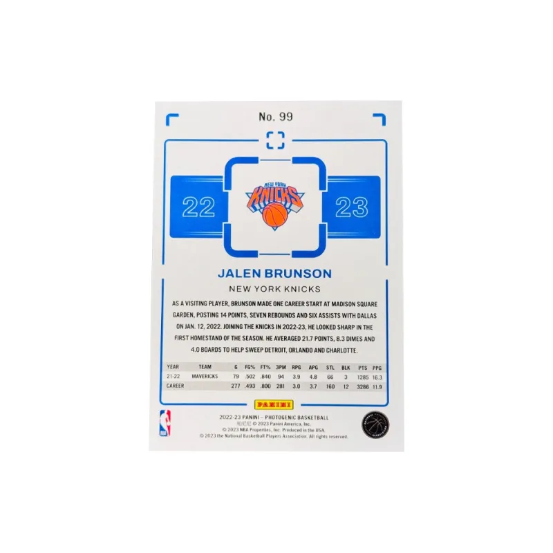 PANINI Brunson Knicks Team In Mirror Collection Classic Choose Base Special Cartoon Travel Condition Sports Cards 1 Pc-1