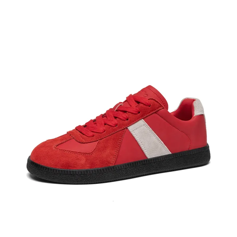 MADALLO Cloud Walk Collection Skateboard Shoes Women's Low Top Red-1