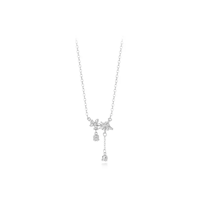 RboySe 999 Fine Silver Necklaces Women's-0