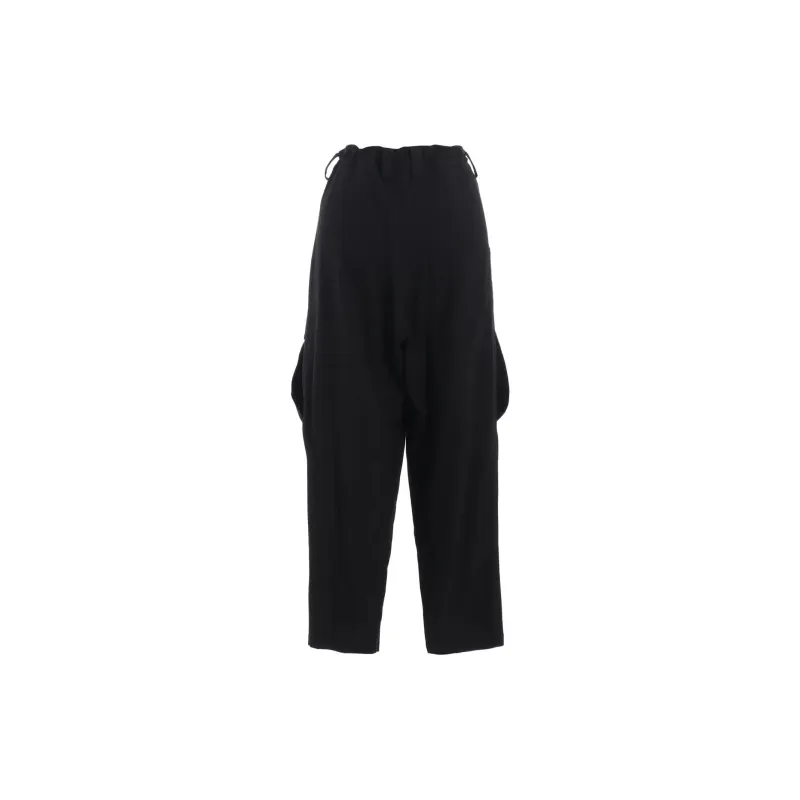 Yohji Yamamoto O-Front Big Pocket Pant 'Black'-1